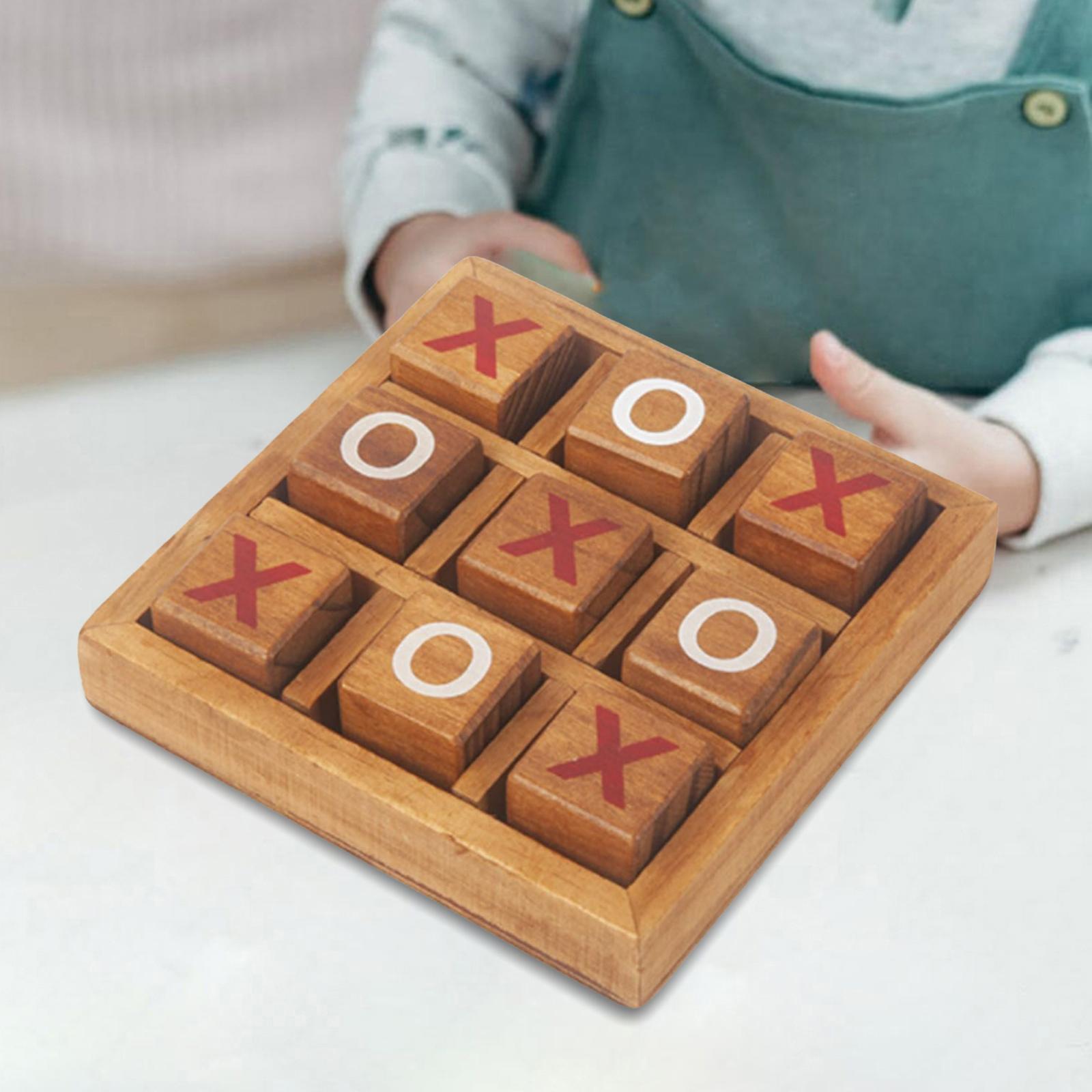 Party Games Crossplay - Noughts Crosses Tic Tac Toe เกมกระดานเล่นชุดกลยุทธ์ของเล่นเพื่อการศึกษาเด็กเกมครอบครัวแบบพกพาเกมปาร์ตี้โปรดปราน