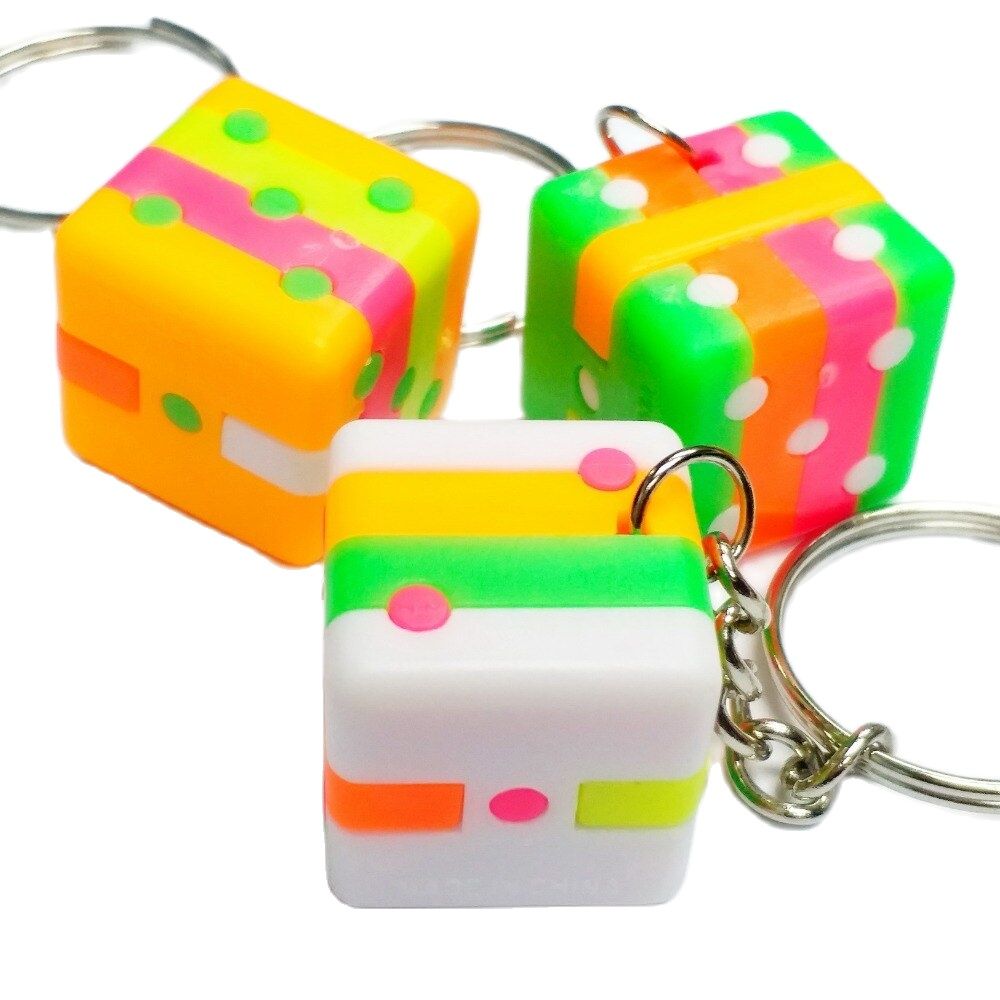 Party Games Gamecube - 10 PC 2 ซม.ปริศนาลูกเต๋า Cube Key