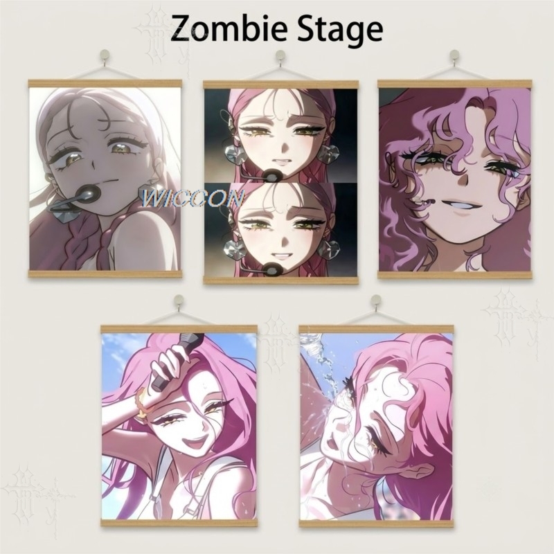 Zombie Party Games - ชุดคอสเพลย์ Alien Stage Mizi ชุดซอมบี้เวทีครบชุด ของตกแต่งผนังลายแคนดี้สการ์