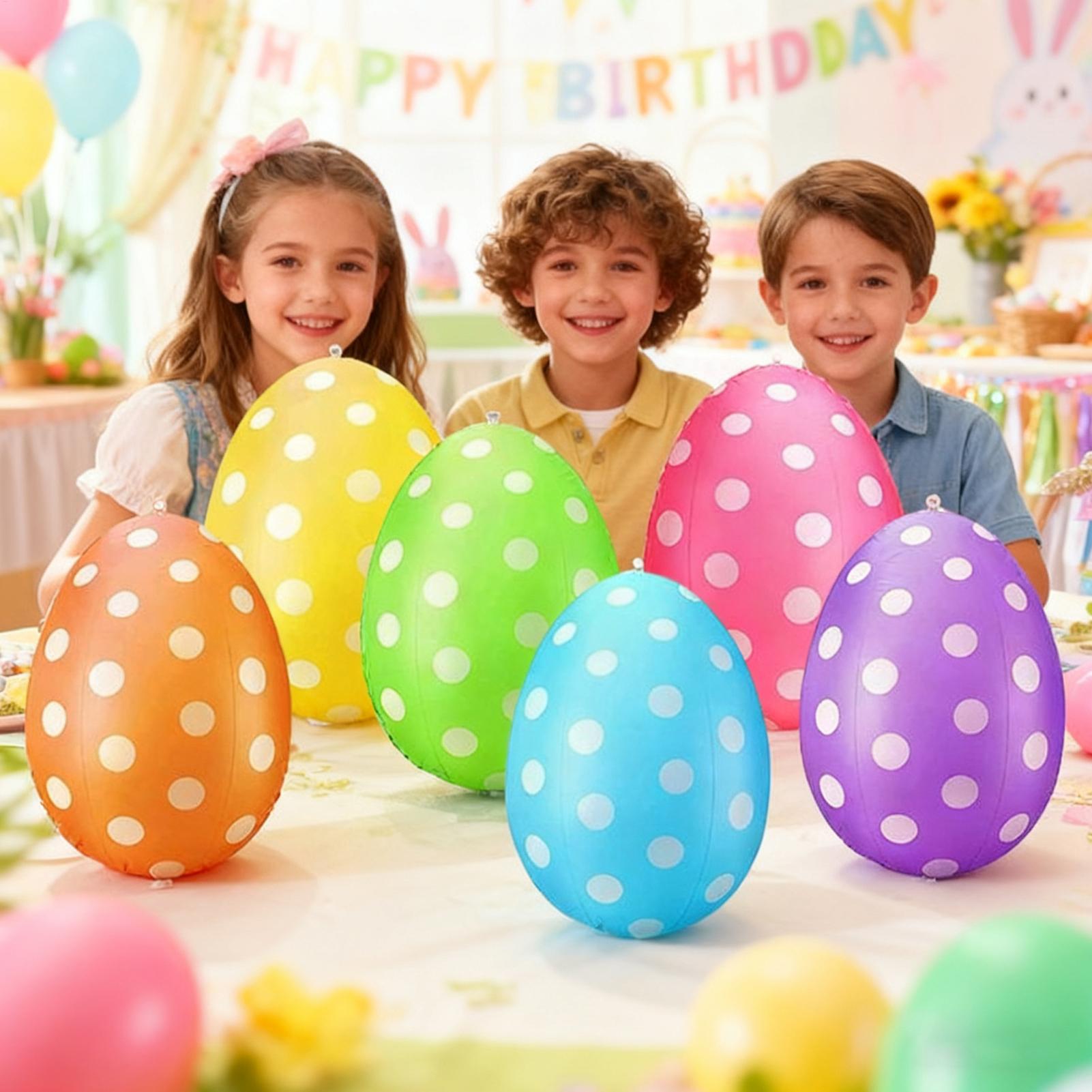 ไข่อีสเตอร์เป่าลม 6 ชิ้น/ชุด ไ - Party Games Egg บทวิจารณ์และราคา