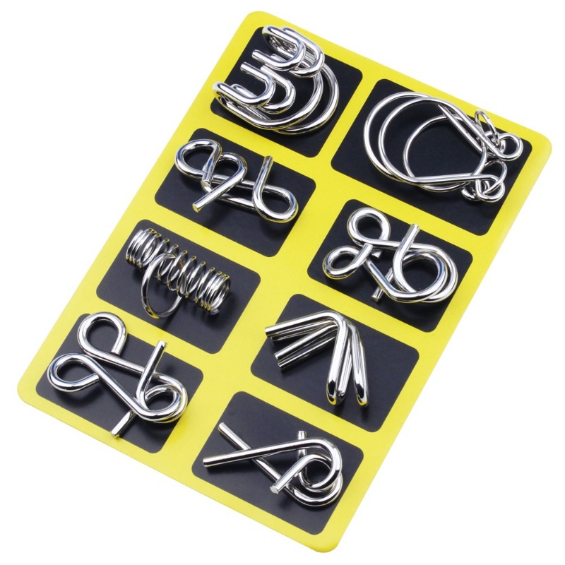 ชุดปริศนาโลหะ 8 ชิ้น เกมฝึกสมอ - Party Games At Home บทวิจารณ์และราคา