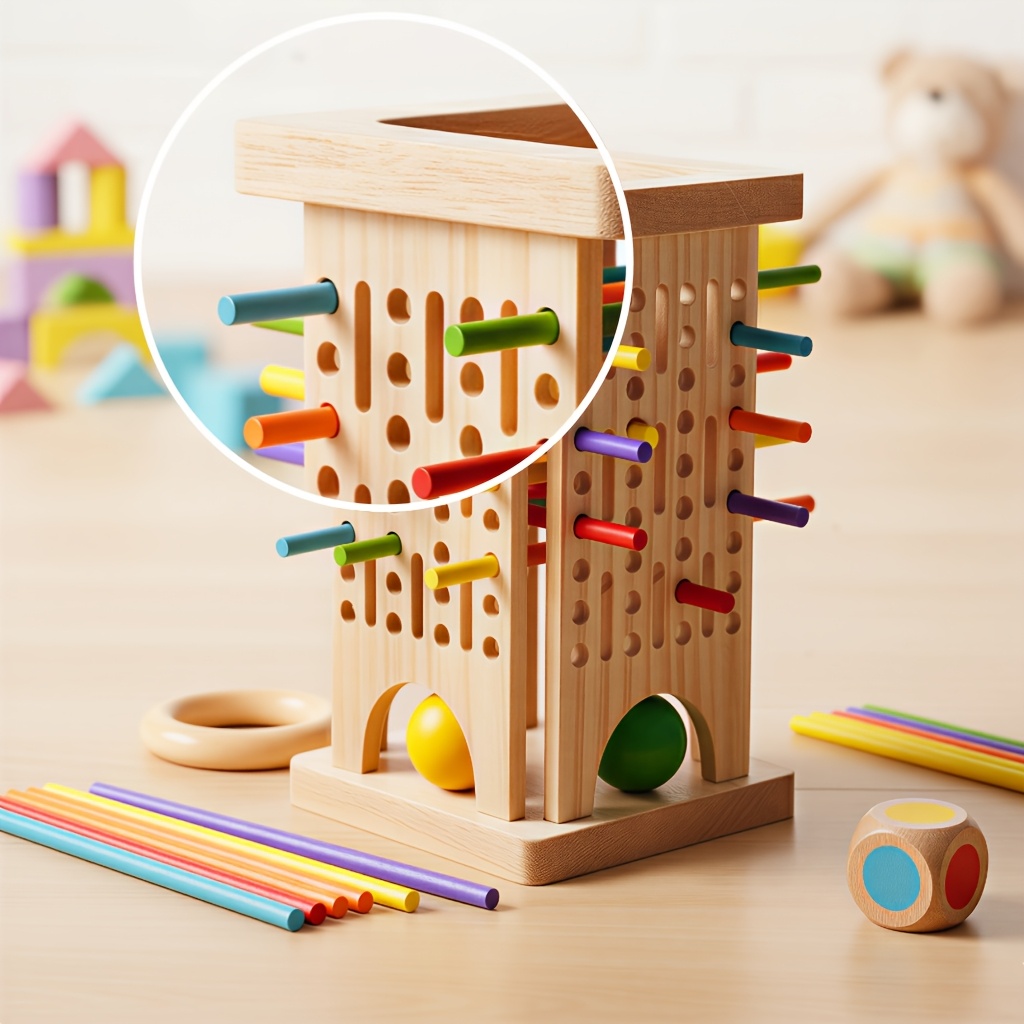 เกมกระดานไม้มอนเตสซอรี่ แท่งไม - Party Games At Home บทวิจารณ์และราคา