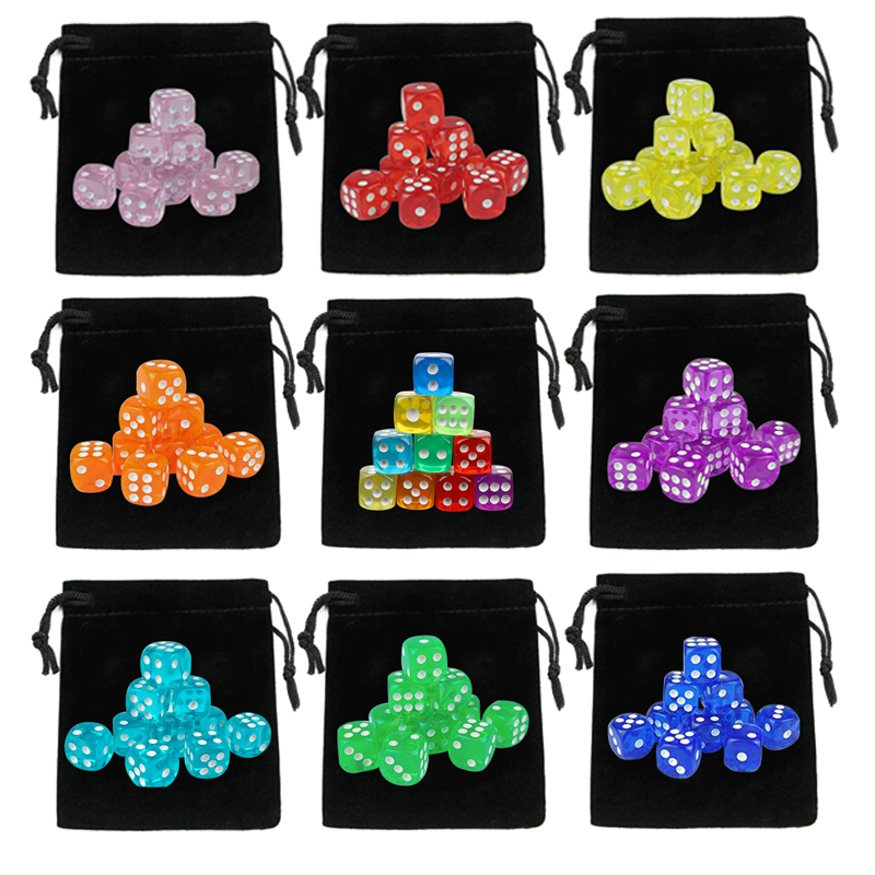 10Pcs Dices Drawstring ลูกเต๋า - Party Games Gamecube บทวิจารณ์และราคา