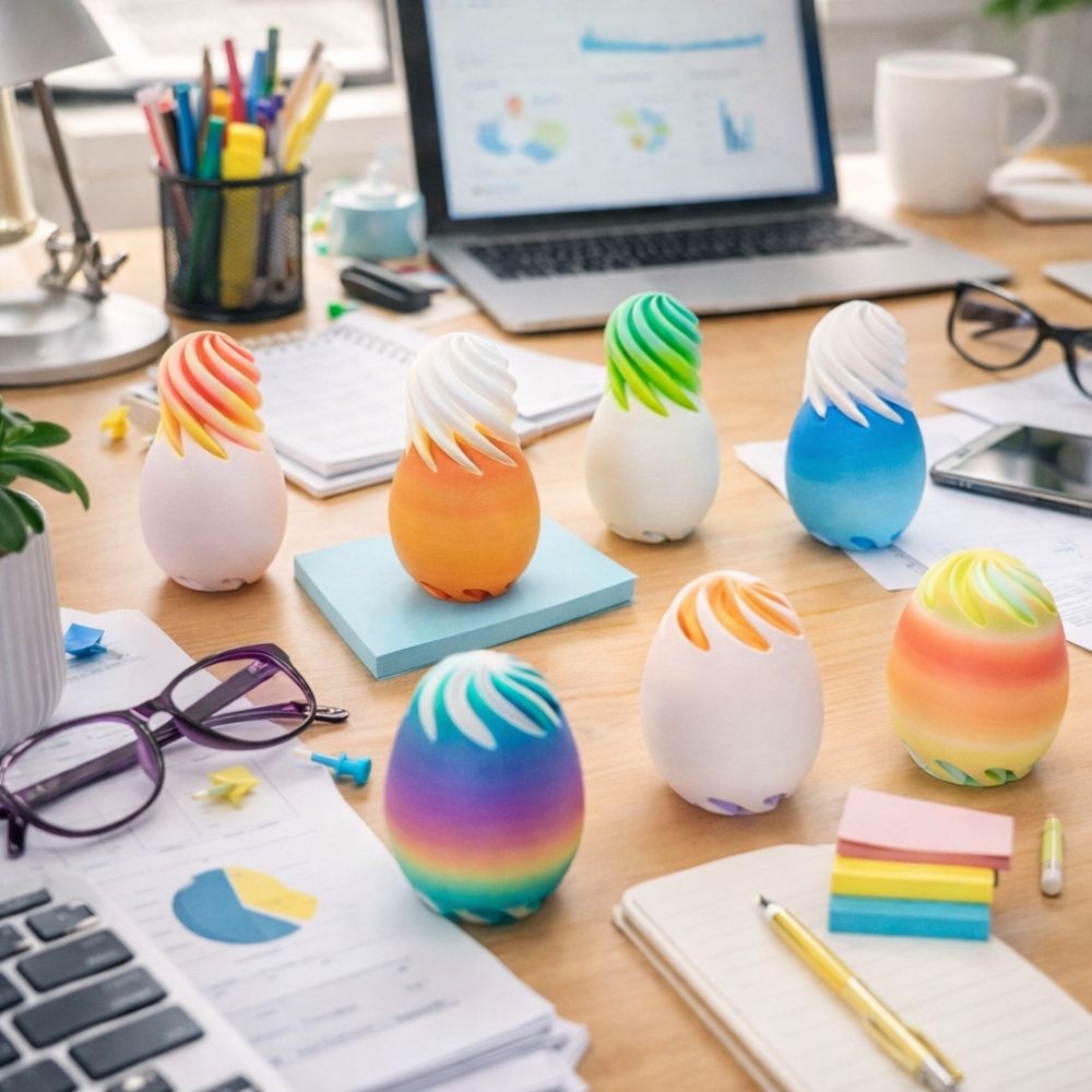 ไข่พลาสติกหมุนได้แบบพิมพ์ 3 มิ - Party Games Egg บทวิจารณ์และราคา