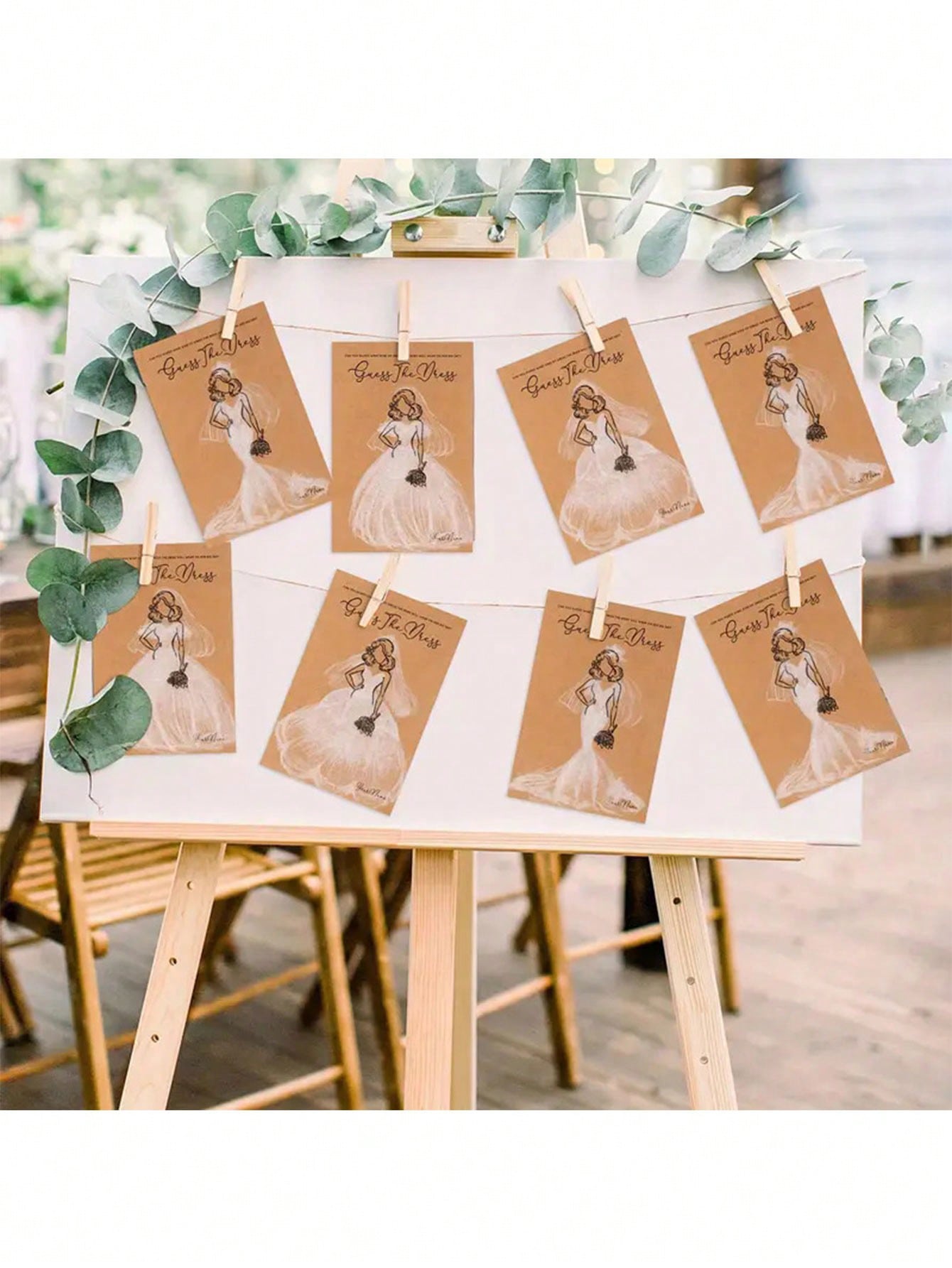 20/40pcs ชุดเดาอาบน้ําเจ้าสาวช - Party Games Bridal Shower บทวิจารณ์และราคา