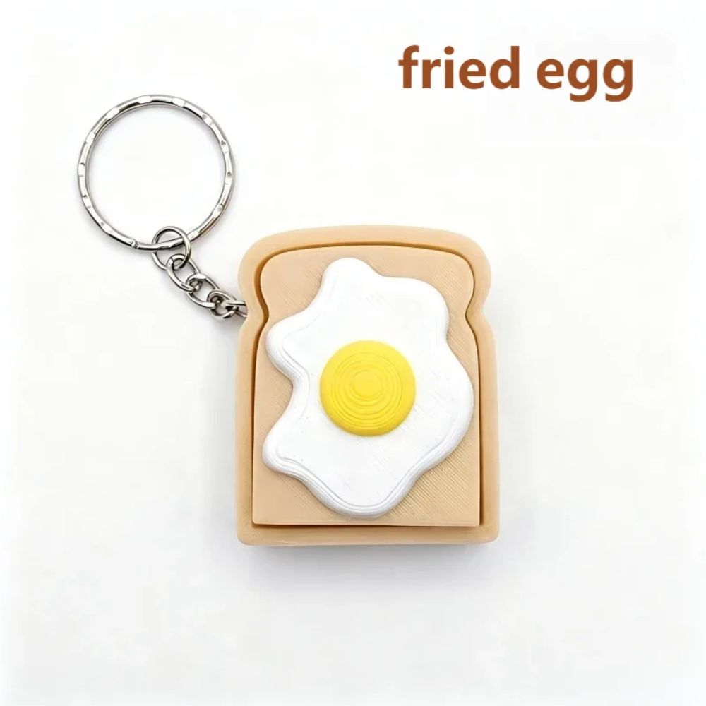 พวงกุญแจคลิกเกอร์อาหารพิมพ์ 3  - Party Games Egg บทวิจารณ์และราคา
